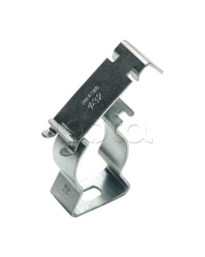 Держатель с крышкой D32, оцинкованная сталь DKC (6044-A32) в Санкт-Петербурге Держатели, клипсы, скобы Pintop.ru