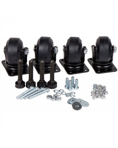 Комплект усиленных роликов и ножек для шкафов DCS LANMASTER (LAN-DC-CB-R+F-SET) в Санкт-Петербурге Аксессуары для стоек и шкафов Pintop.ru