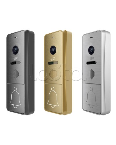 Панель вызывная CTV-D4004FHD (золото) в Санкт-Петербурге Вызывные видеопанели малоабонентные Pintop.ru