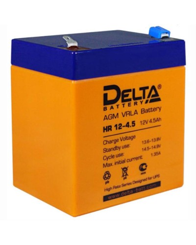 Аккумулятор свинцово-кислотный Delta HR 12-4,5 в Санкт-Петербурге Электротехническое оборудование Pintop.ru
