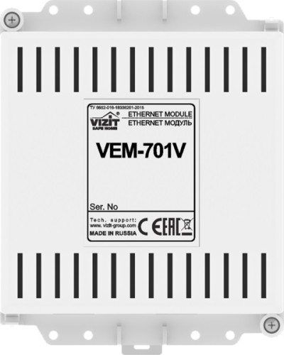 Ethernet модуль Vizit VEM-701V в Санкт-Петербурге Аксессуары для многоабонентных систем Pintop.ru