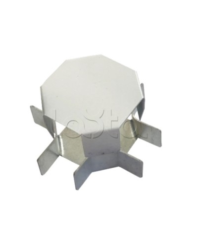 Соединитель ККМО Гефест Соединитель ККМО Угол 15 Х-образный металлический в Санкт-Петербурге Аксессуары для лотков Pintop.ru