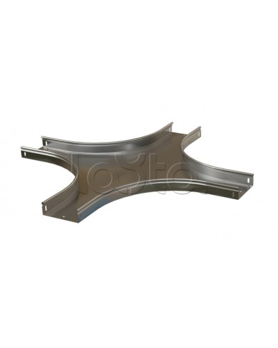 Ответвитель X-образный горизонтальный плавный Hyperline RST-CXS-50-50-0,8-R100-SZ в Санкт-Петербурге Аксессуары для лотков Pintop.ru