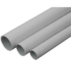 Труба HF FR гладкая тяжелая, серый, диам. 16мм (3м) Экопласт 23016HFR-3