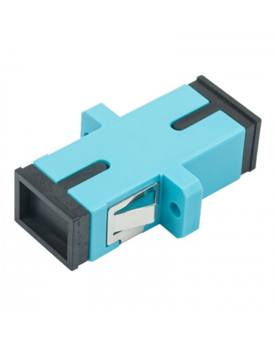 Адаптер оптический проходной SC-SC, OM3, симплекс (simplex), бирюзовый Datarex DR-540023 в Санкт-Петербурге Коммутационные изделия Pintop.ru