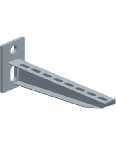 Консоль перфорированная для лотка шириной 300мм LANMASTER LAN-MT-BP300-EZ в Санкт-Петербурге Аксессуары для лотков Pintop.ru