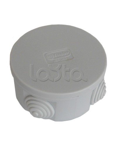 Коробка распределительная о/п с крышкой D80х40 мм, 4 вых., без галагена Экопласт 44005HF в Санкт-Петербурге Распределительные коробки Pintop.ru