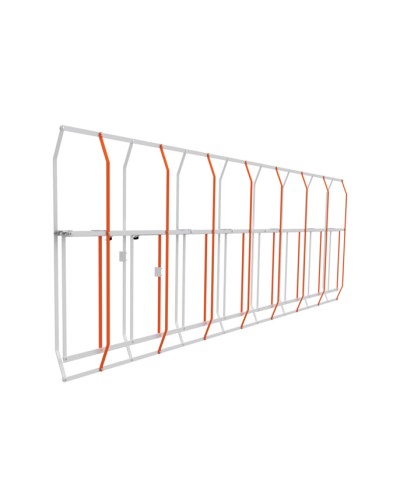 Шторка стрелы шлагбаумов GT высотой 1,3 м (модуль 1721 мм) Came 803XA-0350 в Санкт-Петербурге Запчасти для шлагбаумов и автоматики Pintop.ru