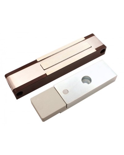 Электромагнитный замок с датчиком состояния двери ALeko ALM-150P (12В коричневый) в Санкт-Петербурге Электромагнитные замки Pintop.ru