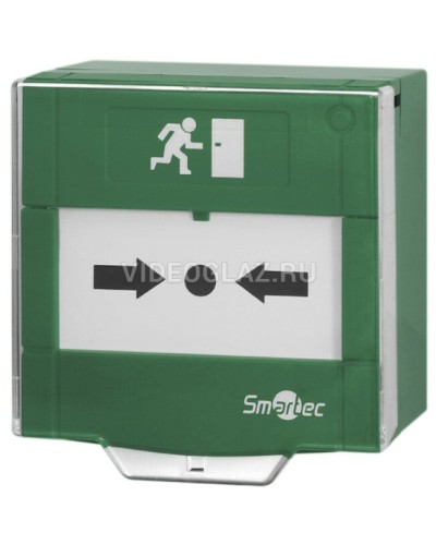 Устройство разблокировки двери с восстанавливаемой вставкой Smartec ST-ER105D-GN в Санкт-Петербурге Кнопки выхода Pintop.ru