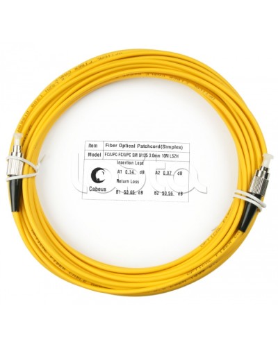 Шнур оптический simplex FC-FC 9/125 SM 15 м LSZH Cabeus FOP(s)-9-FC-FC-15M в Санкт-Петербурге Патч-корды оптические Pintop.ru
