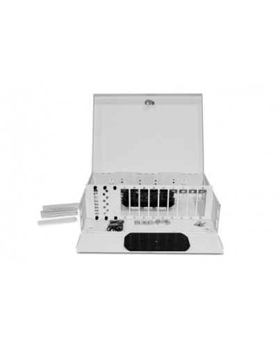 Бокс оптический Hyperline FO-WBX-12xSLT-W140H42-96UN-GY в Санкт-Петербурге Кросс оптический Pintop.ru