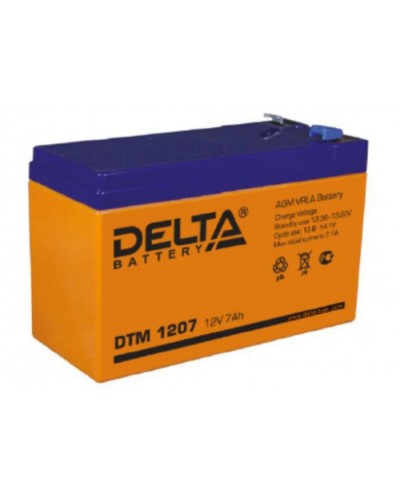 Аккумулятор свинцово-кислотный Delta DTM 1207 в Санкт-Петербурге Электротехническое оборудование Pintop.ru