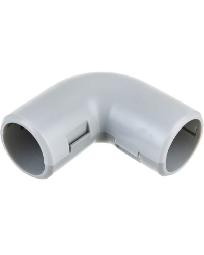 CI32G Угол 90 гр.(2част.), без галогена, для труб D32мм, белый (1уп = 10шт) Экопласт (41232-10HF-W) в Санкт-Петербурге Повороты, муфты, тройники Pintop.ru