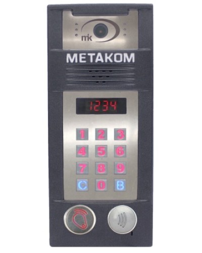 Многоабонентый антивандальный блок вызова со встроенной гибридной видеокамерой Метаком MК2018-RFMFСVH в Санкт-Петербурге Блоки вызова многоабонентные Pintop.ru
