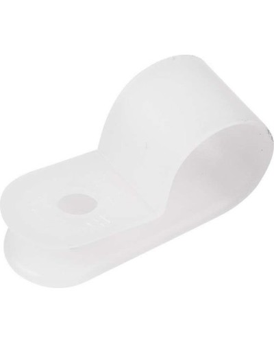 Кабельная скоба под винт 9 мм, белая, упаковка 50 шт. Rexant (07-4409) в Санкт-Петербурге Держатели, клипсы, скобы Pintop.ru