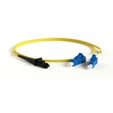 Патч-корд волоконно-оптический Hyperline FC-D2-9-MTRJM/UR-ST/UR-H-2M-LSZH-YL