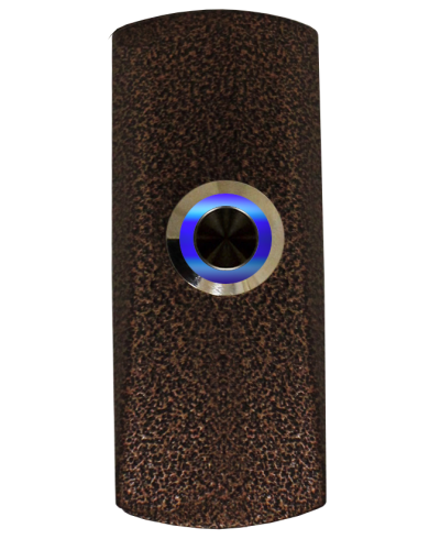 Накладная кнопка выхода с подсветкой Tantos TS-CLICK light (медный антик) в Санкт-Петербурге Кнопки выхода Pintop.ru