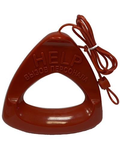 Дополнительная ручка красного цвета со шнуром красного цвета Hostcall MP-060W1 в Санкт-Петербурге Система оповещения и трансляции Hostcall Pintop.ru