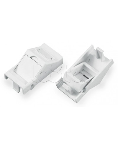 Вставка угловая 45x22.5 для 1 модуля формата Keystone Jack Hyperline SIP2A-1K-M45-22.5 в Санкт-Петербурге Модули Keystone Pintop.ru