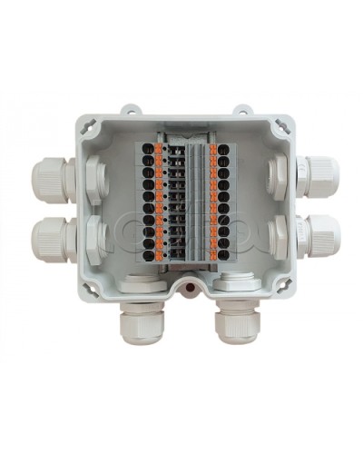 Клеммная коробка Магнито-контакт КСП-10 АЯКС IP66 PUSH-IN в Санкт-Петербурге Распределительные коробки Pintop.ru