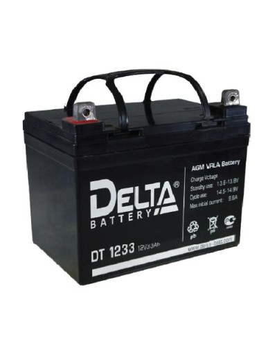 Аккумулятор свинцово-кислотный Delta DT 1233 в Санкт-Петербурге Электротехническое оборудование Pintop.ru