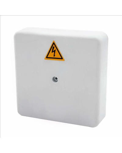 Коробка распределительная огнестойкая КРОПС-П2, IP41, габаритные размеры 100х100х30 мм, для кабелей сечением до 4 мм2, 2 клеммы КМ-Профиль (FRJB-KM-P2-4-02-КРОПС-IP41) в Санкт-Петербурге Распределительные коробки Pintop.ru