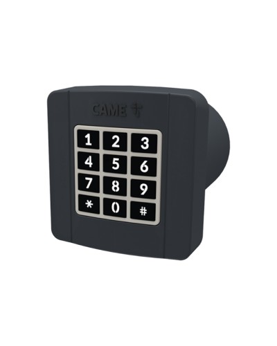 Проводная встраиваемая кодонаборная клавиатура Came 806SL-0290 - SELT2BDG, подключаемая к шине CXN, 12 кнопок, синяя подсветка, RAL7024 в Санкт-Петербурге Запчасти для шлагбаумов и автоматики Pintop.ru