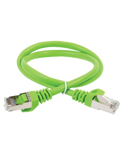 ITK Коммутационный шнур (патч-корд), кат.5Е FTP, 0,5м, зеленый (PC02-C5EF-05M) в Санкт-Петербурге Патч-корды и пигтейлы Pintop.ru