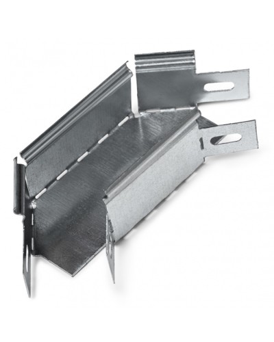 Угол плоский 45° 250x100 (0,7) ПожТехКабель (549-010) в Санкт-Петербурге Аксессуары для лотков Pintop.ru