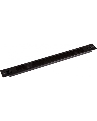 Панель 19 с щеточным вводом 1U, быстросъемная, черная LANMASTER LAN-DC-TLBRP-1U в Санкт-Петербурге Аксессуары для стоек и шкафов Pintop.ru