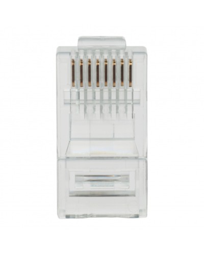 Коннектор (вилка) UTP кат.6 8P8C универсальная, 15U, 3 зубца, упак 100 шт Datarex DR-3003 в Санкт-Петербурге Коннекторы Pintop.ru
