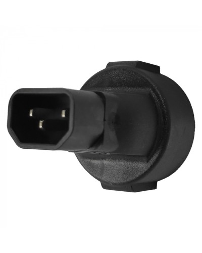 Адаптер переходной, розетка Schuko - вилка C14, 220В, 10А, черный LANMASTER (LAN-PPS/14-BK) в Санкт-Петербурге Проходные адаптеры и розетки оптические Pintop.ru