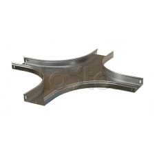 Ответвитель X-образный горизонтальный плавный Hyperline RST-CXS-100-100-0,8-R100-SZ
