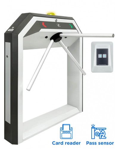 CARDDEX Комплект тумбового турникета со встроенным картоприемником STR-03KEC в Санкт-Петербурге Турникеты Pintop.ru