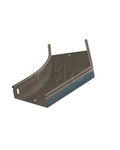 Угол 45° горизонтальный плавный Hyperline RST-AHS45-300-80-0,8-R100-SZ в Санкт-Петербурге Аксессуары для лотков Pintop.ru