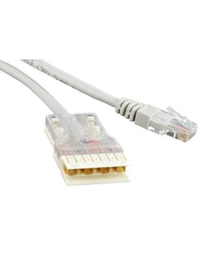 Патч-корд 110 тип-RJ45, 1 пара (1 м) Hyperline PC-110-RJ45-1P-CX-1M-LSZH-GY в Санкт-Петербурге Патчкорды (медные) Pintop.ru