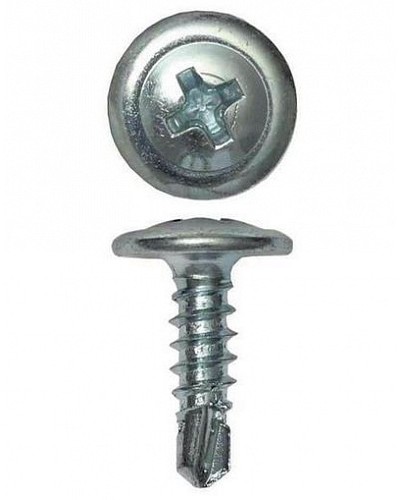 Саморез с пресс-шайбой 4.2x76 со сверлом DKC CM274076 в Санкт-Петербурге Крепеж Pintop.ru