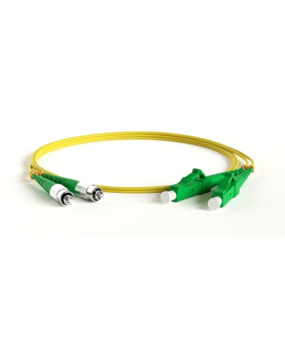 Патч-корд волоконно-оптический Hyperline FC-D2-9-FC/AR-ST/AR-H-1M-LSZH-YL в Санкт-Петербурге Патч-корды оптические Pintop.ru