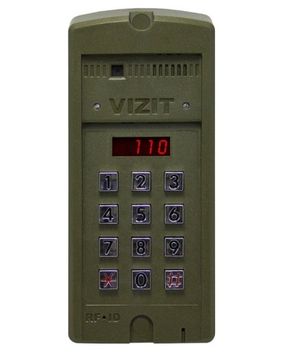 Блок вызова Vizit БВД-SM110RCP в Санкт-Петербурге Блоки вызова многоабонентные Pintop.ru