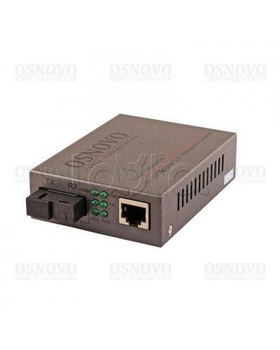 Медиаконвертер Gigabit Ethernet OSNOVO OMC-1000-11S5a в Санкт-Петербурге Медиаконвертеры Pintop.ru