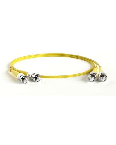 Патч-корд волоконно-оптический Hyperline FC-D2-9-ST/UR-ST/UR-H-20M-LSZH-YL в Санкт-Петербурге Патч-корды оптические Pintop.ru