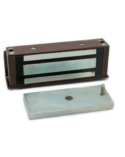 Замок электомагнитный Олевс М1-500 (коричневый) в Санкт-Петербурге Электромагнитные замки Pintop.ru