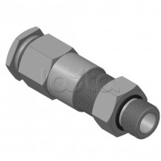 Кабельный ввод для бронированного кабеля с двойным уплотнением резьбой G1/2, внешним диаметром кабеля D=11-15 мм и проходным диаметром кабеля d=6-10 мм Спектрон КВБ-15/10-2У-М-G1/2