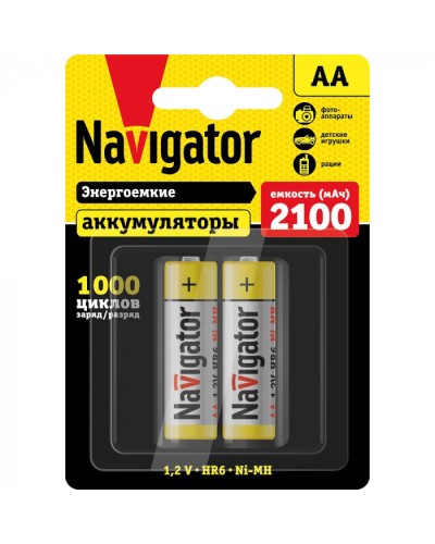 Аккумулятор Navigator 94 463 NHR-2100-HR6-BP2 в Санкт-Петербурге Электротехническое оборудование Pintop.ru