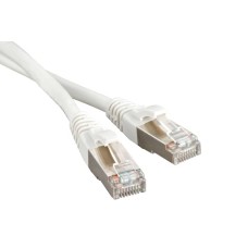 Патч-корд RJ45-RJ45, 4 пары, STP, кат.5е, LSZH (3м) Hyperline PC-LPM-STP-RJ45-RJ45-C5e-3M-LSZH-WH