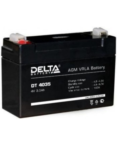 Аккумулятор свинцово-кислотный Delta DT 4035 в Санкт-Петербурге Электротехническое оборудование Pintop.ru