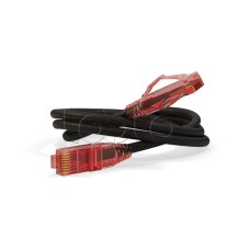 Патч-корд RJ45-RJ45, 4 пары, UTP, кат.5е, LSZH (2м) Hyperline PC-LPM-UTP-RJ45-RJ45-C5e-2M-LSZH-BK
