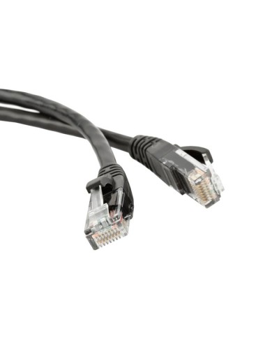 Патч-корд RJ45 - RJ45, 4 пары, UTP, категория 5е, 0.5 м, черный, LSZH LANMASTER LAN-PC45/U5E-0.5-BK в Санкт-Петербурге Патчкорды (медные) Pintop.ru