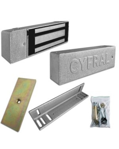 Цифрал ML Цифрал ЦФРЛ.677100.001 серебристый шелк Замок электромагнитный в Санкт-Петербурге Электромагнитные замки Pintop.ru